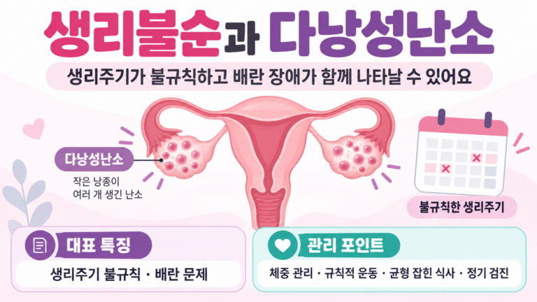 생리불순과 다낭성난소