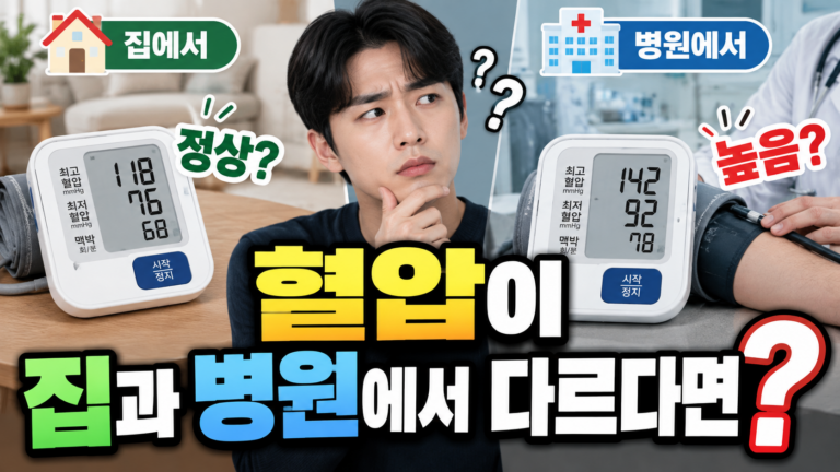 혈압이 집과 병원에서 다르다면?