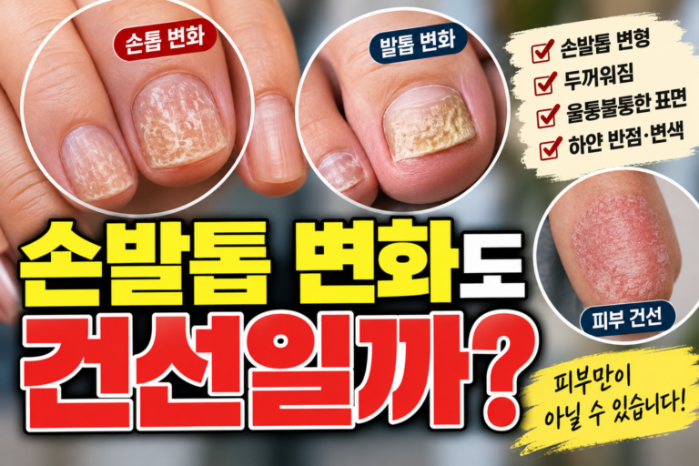 손발톱 변화도 건선일까?