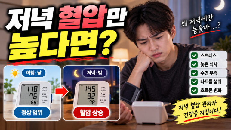 저녁 혈압만 높다면?
