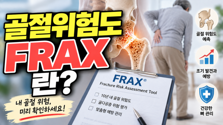 골다공증 FRAX 골절위험도 보는 방법 11 골절위험도 FRAX란?