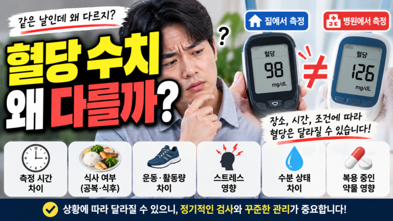 당뇨 당화혈색소와 공복혈당이 다른 이유 5 혈당 수치 왜 다를까?