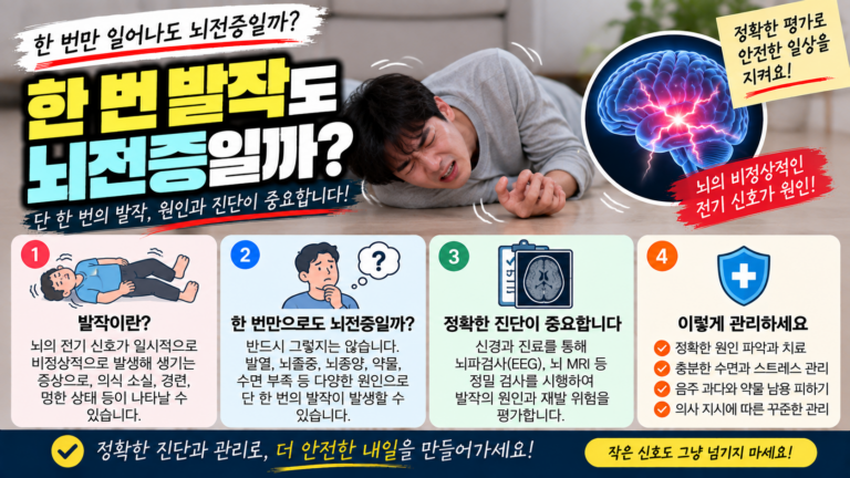 뇌전증 한 번의 발작과 진단이 다른 이유 7 뇌전증 한 번의 발작과 진단이 다른 이유