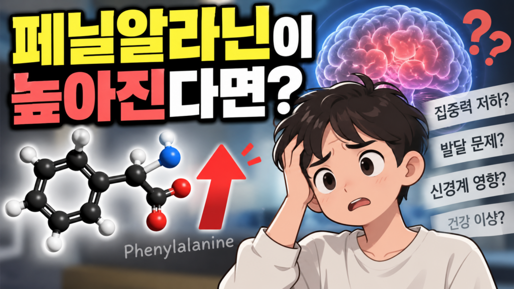 페닐케톤뇨증 페닐알라닌이 쌓이는 이유 1 페닐케톤뇨증 페닐알라닌이 쌓이는 이유