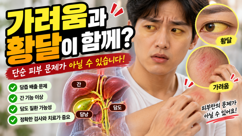 원발경화성담관염 가려움·황달이 생기는 이유