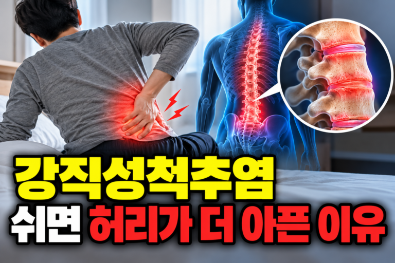 강직성척추염 쉬면 허리가 더 아픈 이유 5 강직성척추염 쉬면 허리가 더 아픈 이유