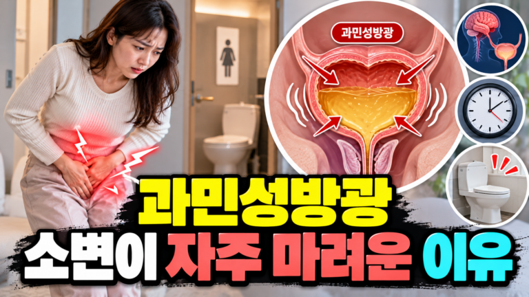 과민성방광 소변이 자주 마려운 이유