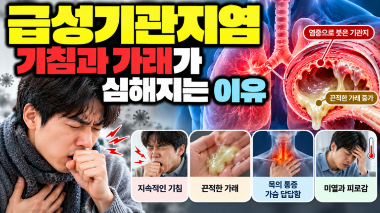 급성기관지염 기침과 가래가 심해지는 이유 7 급성기관지염 기침과 가래가 심해지는 이유
