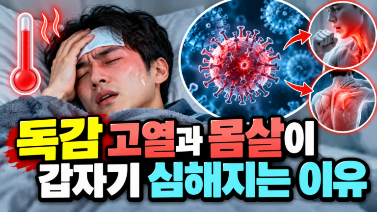 독감 고열과 몸살이 갑자기 심해지는 이유