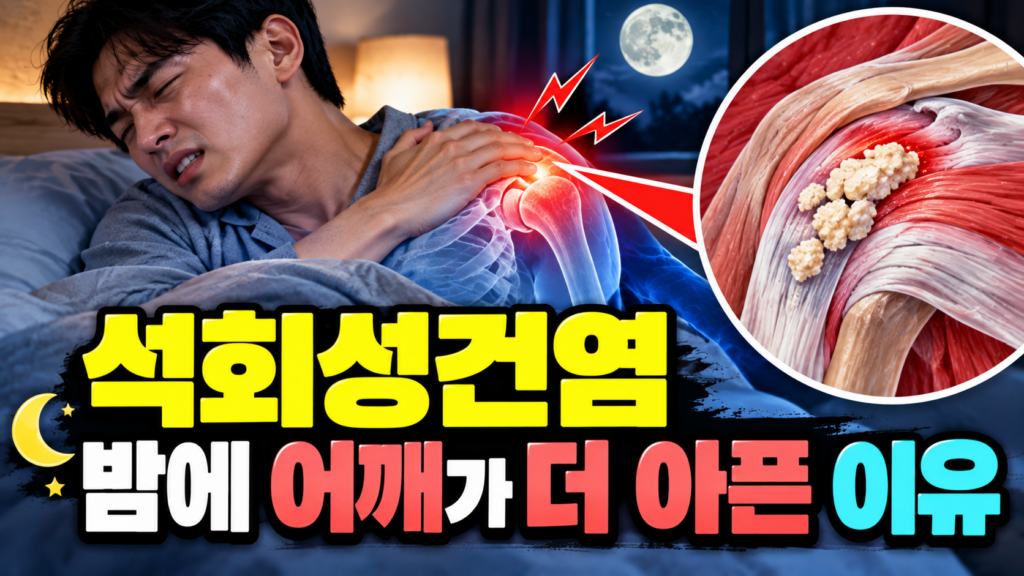 석회성건염 밤에 어깨가 더 아픈 이유 1 석회성건염 밤에 어깨가 더 아픈 이유