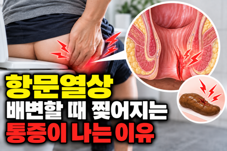 항문열상 배변할 때 찢어지는 통증이 나는 이유