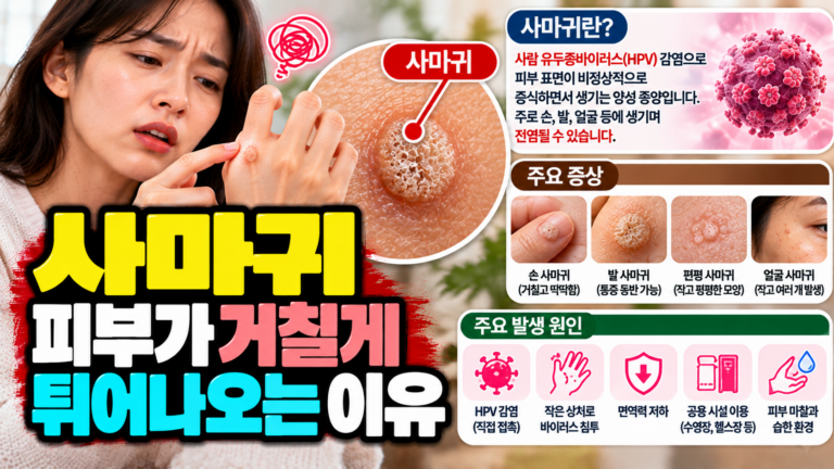 사마귀 피부가 거칠게 튀어나오는 이유 11 사마귀 피부가 거칠게 튀어나오는 이유