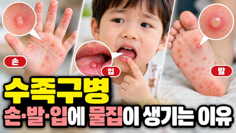 수족구병 손·발·입에 물집이 생기는 이유