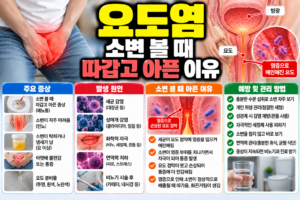 요도염 소변 볼 때 따갑고 아픈 이유