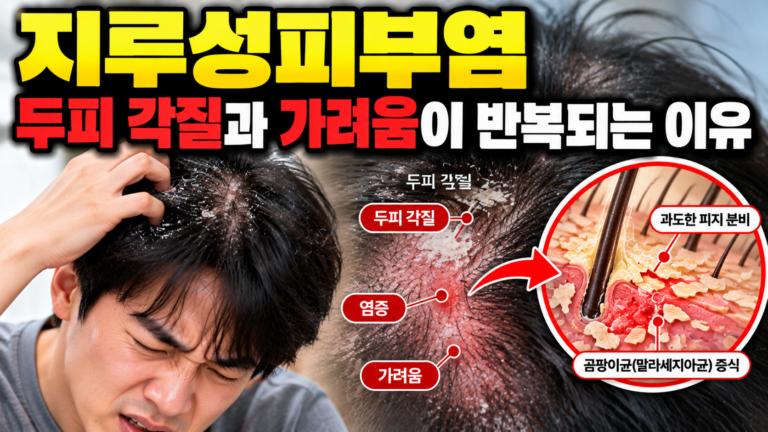 지루성피부염 두피 각질과 가려움이 반복되는 이유