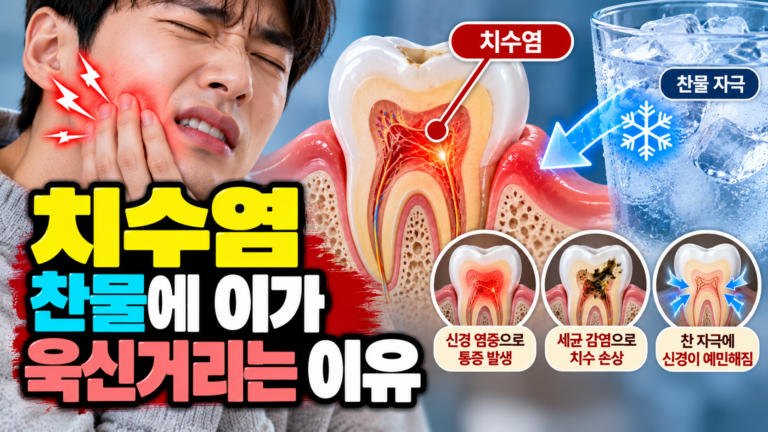 치수염 찬물에 이가 욱신거리는 이유