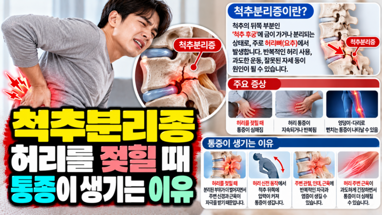 척추분리증 허리를 젖힐 때 통증이 생기는 이유 4 척추분리증 허리를 젖힐 때 통증이 생기는 이유