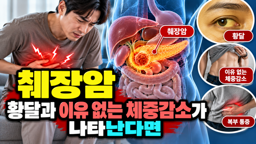 췌장암 황달과 이유 없는 체중감소가 나타난다면