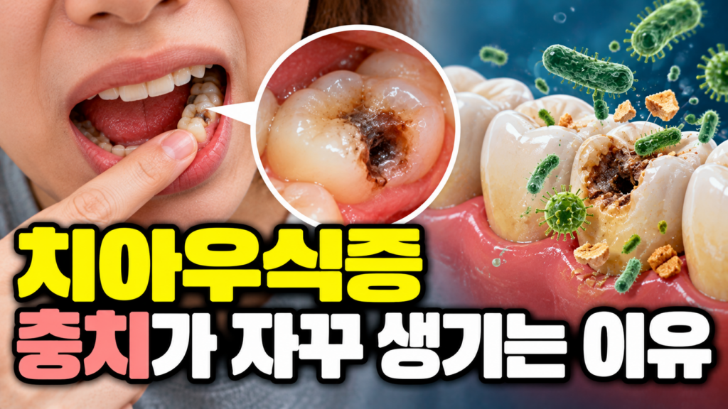 치아우식증 충치가 자꾸 생기는 이유