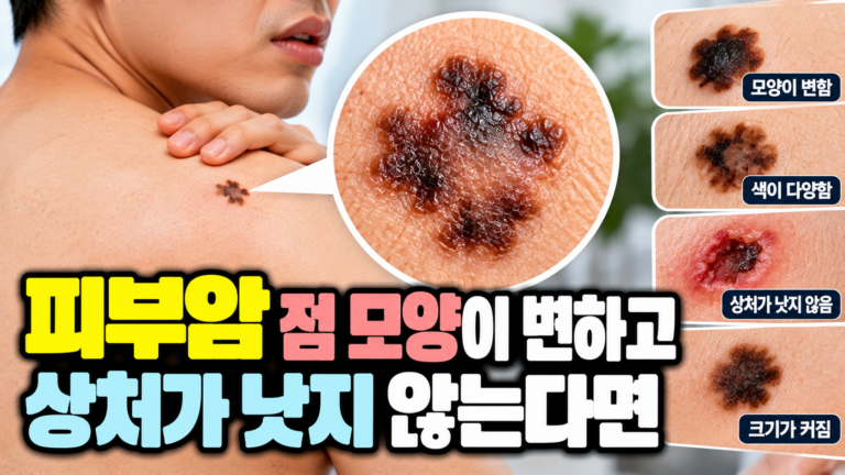 피부암 점 모양이 변하고 상처가 낫지 않는다면 8 피부암 점 모양이 변하고 상처가 낫지 않는다면